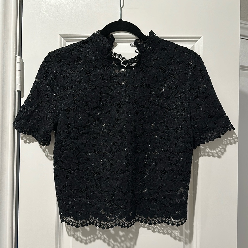 BEBE lace top